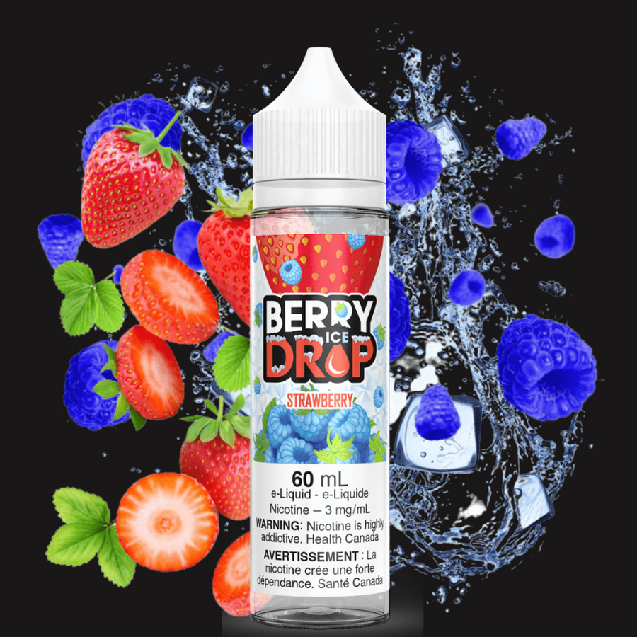 Berry Drop E-liquid Freebase E-Liquid Strawberry Ice by Berry Drop E-Liquid Strawberry Ice by Berry Drop E-Liquid-Winkler Vape SuperStore, Manitoba