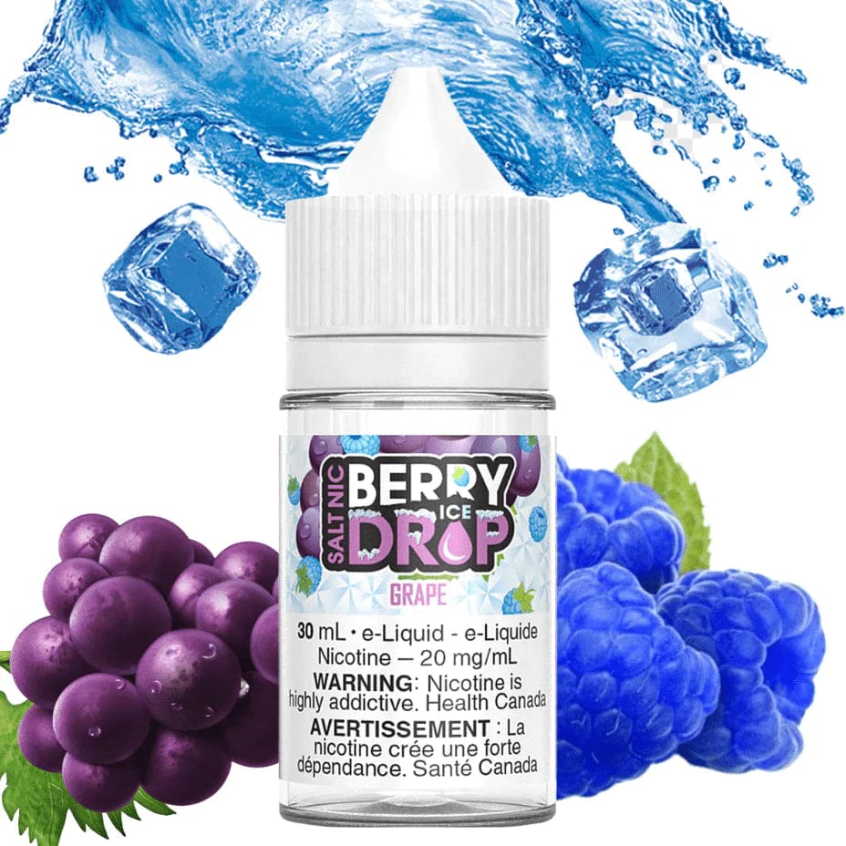 Berry Drop Salt Nic E-Liquid Grape Ice Salt by Berry Drop E-Liquid Grape Ice Salts by Berry Drop Morden Vape SuperStore & Bong Shop MB