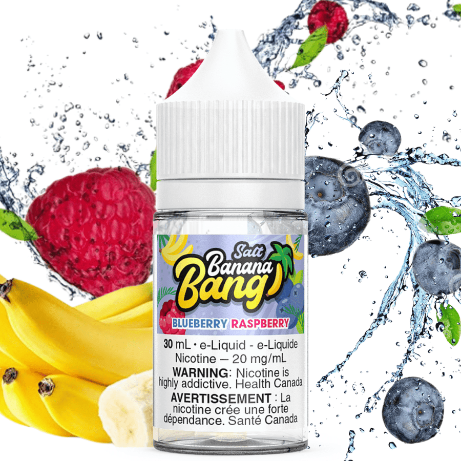 Blueberry Raspberry Salt by Banana Bang E-Liquid 30ml / 12mg Winkler Vape SuperStore and Bong Shop Manitoba Canada