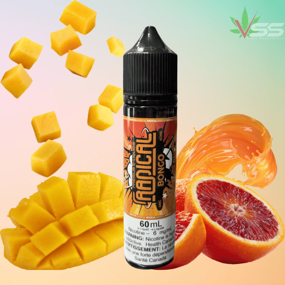 Bongo by Radical E-liquid-60ml 60mL / 3mg Winkler Vape SuperStore and Bong Shop Manitoba Canada