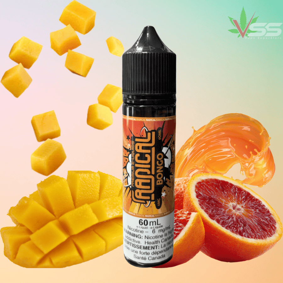 Bongo by Radical E-liquid-60ml 60mL / 3mg Winkler Vape SuperStore and Bong Shop Manitoba Canada