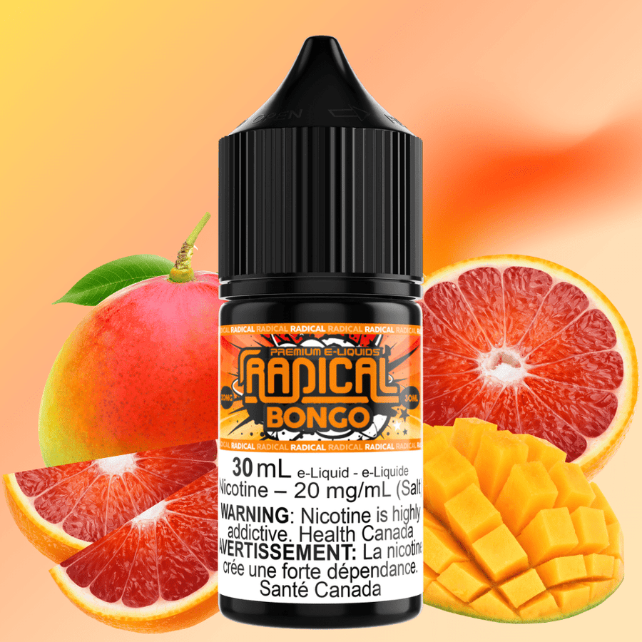 Bongo Salt Nic by Radical E-liquid 30mL / 12mg Winkler Vape SuperStore and Bong Shop Manitoba Canada
