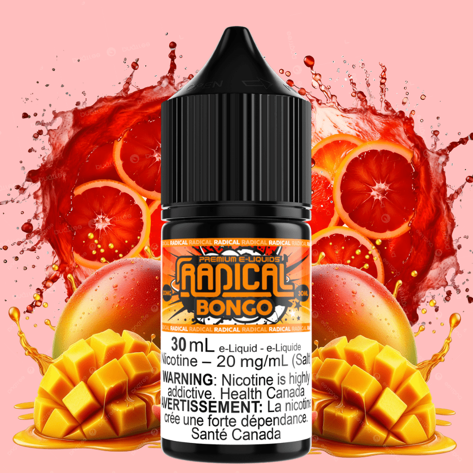 Bongo Salt Nic by Radical E-liquid Winkler Vape SuperStore and Bong Shop Manitoba Canada