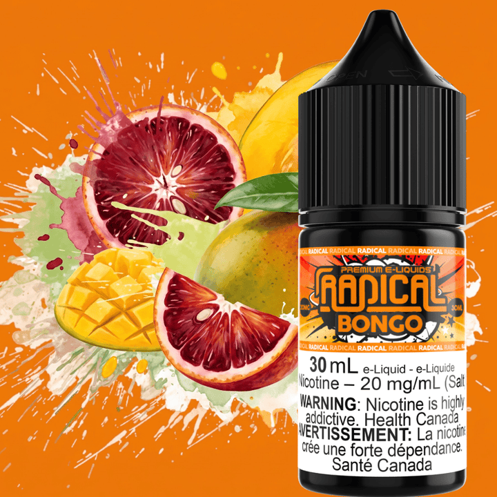 Bongo Salt Nic by Radical E-liquid Winkler Vape SuperStore and Bong Shop Manitoba Canada