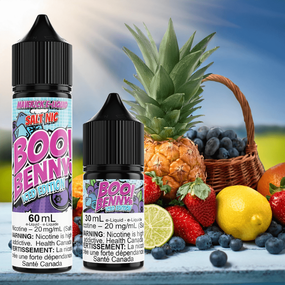 Boo Benny Iced Salt by Maverick E-Liquid Winkler Vape SuperStore and Bong Shop Manitoba Canada