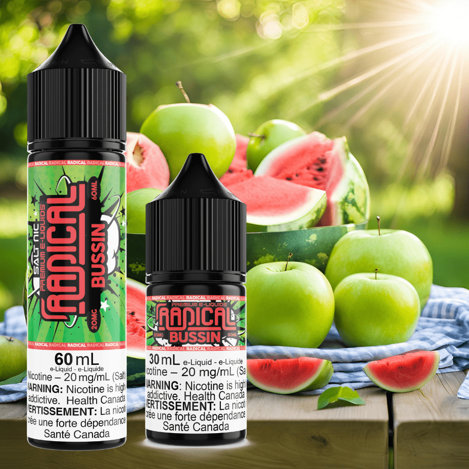 Bussin Salt Nic by Radical E-liquid Steinbach Vape SuperStore and Bong Shop Manitoba Canada