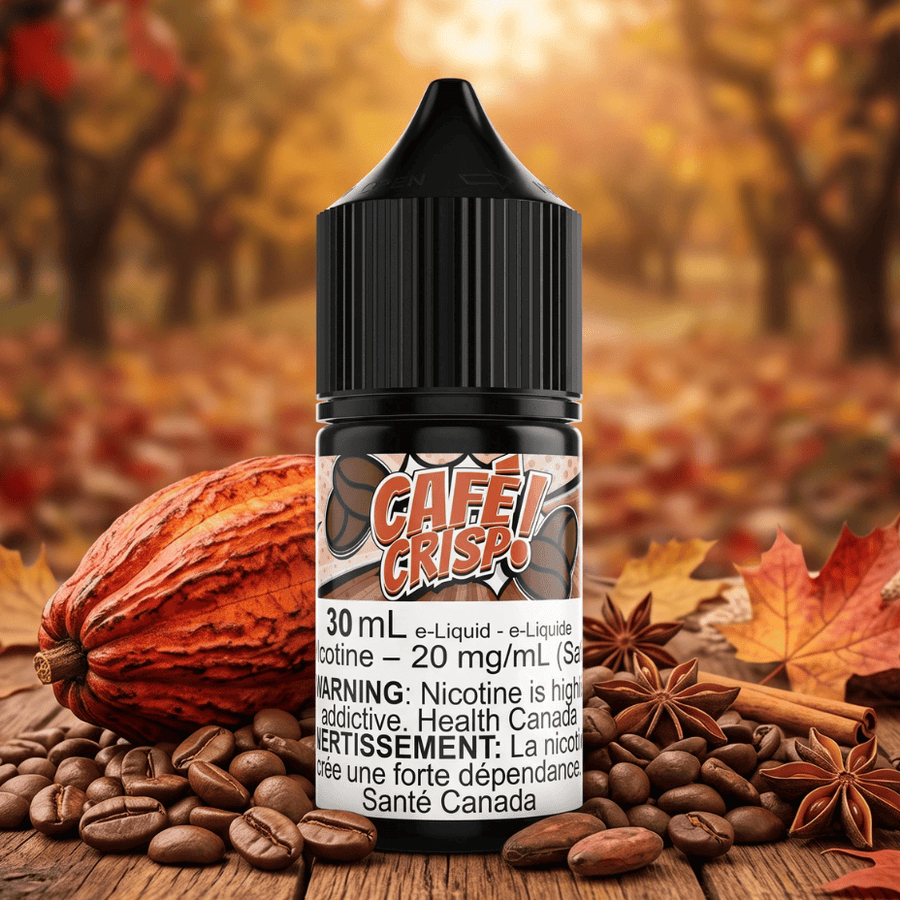 Cafe Crisp Salt by Maverick E-Liquid Winkler Vape SuperStore and Bong Shop Manitoba Canada