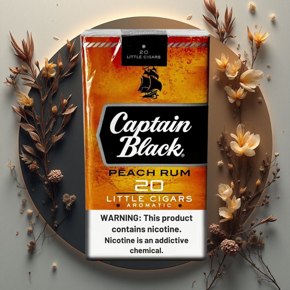 Captain Black Little Cigars - Peach Rum Winkler Vape SuperStore and Bong Shop Manitoba Canada