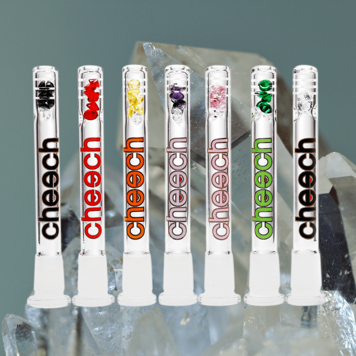 Cheech Glass Diamond Downstem with Beads Winkler Vape SuperStore and Bong Shop Manitoba Canada