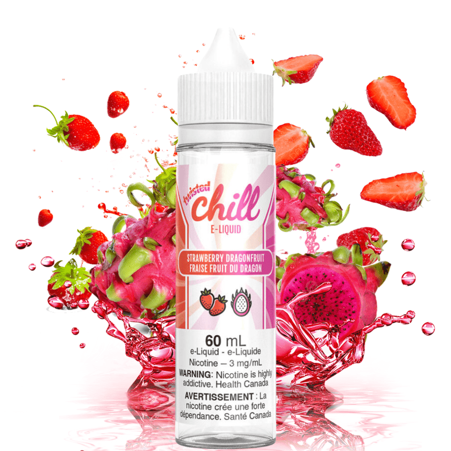Chill E-liquid Freebase E-Liquid 60ml / 3mg Strawberry Dragonfruit by Chill Twisted E-liquid Strawberry Dragonfruit by Chill Twisted E-liquid-Vape SuperStore MB