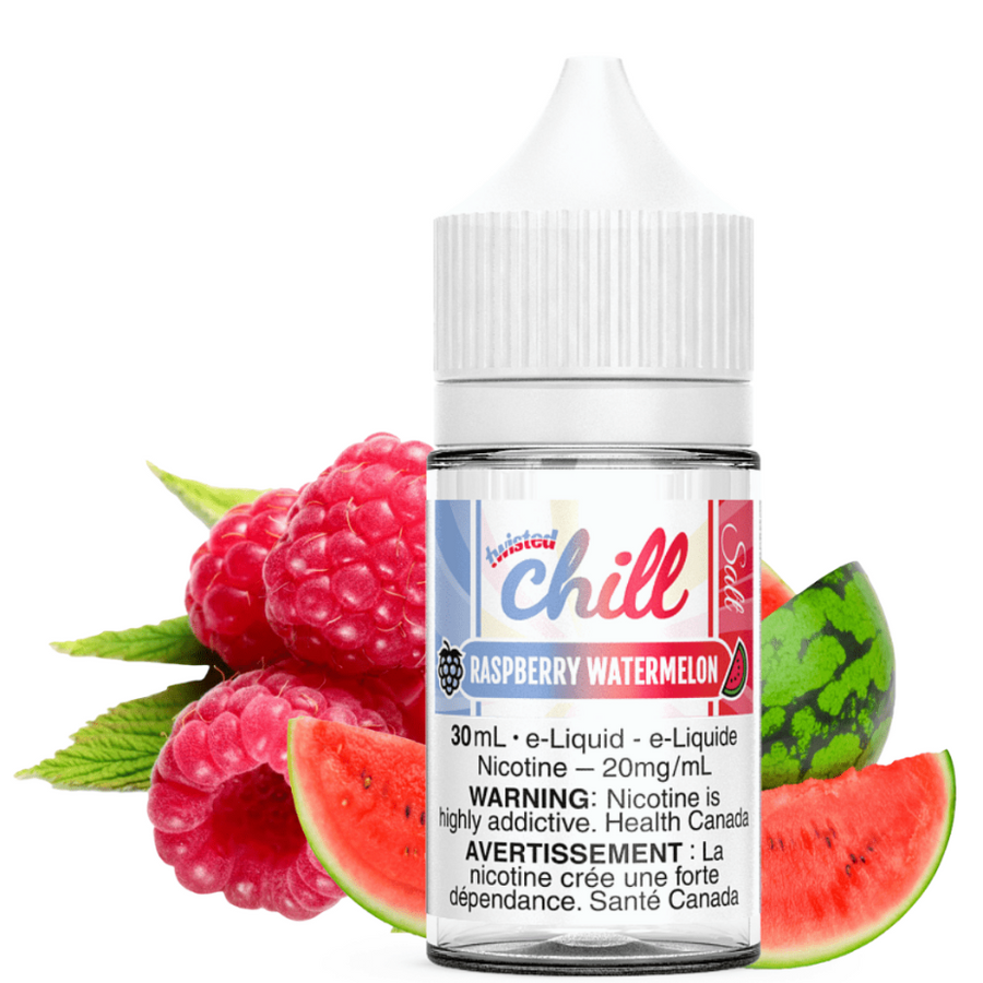 Chill E-liquids Salt Nic Raspberry Watermelon Salt by Chill Twisted E-liquid Raspberry Watermelon Salt by Chill E-liquid-Winkler Vape SuperStore, MB