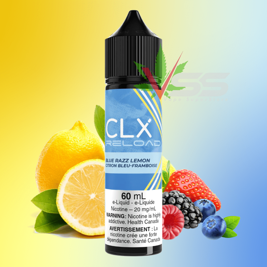 CLX Reload 60ml Salt-Blue Razz Lemon 60ml / 20mg/ml Winkler Vape SuperStore and Bong Shop Manitoba Canada