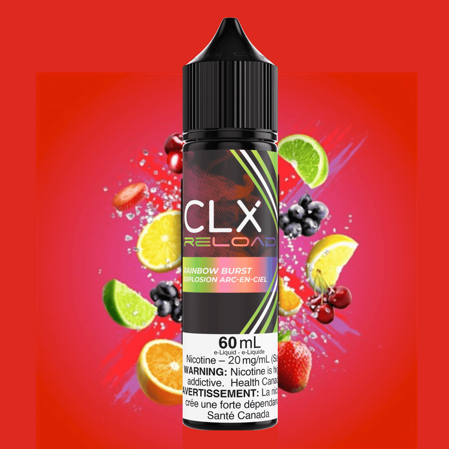 CLX Reload 60ml Salt-Rainbow Burst 60ml / 20mg Winkler Vape SuperStore and Bong Shop Manitoba Canada