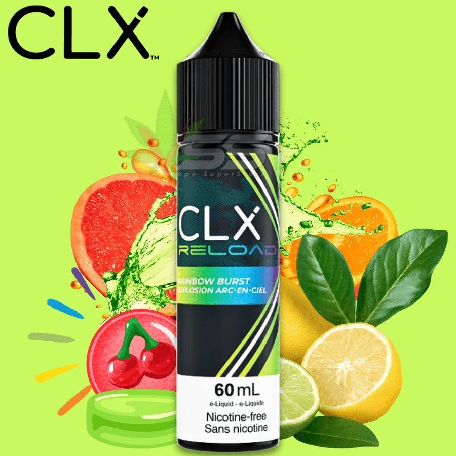 CLX Reload Freebase 60ml-Rainbow Burst 60ml / 3mg Winkler Vape SuperStore and Bong Shop Manitoba Canada