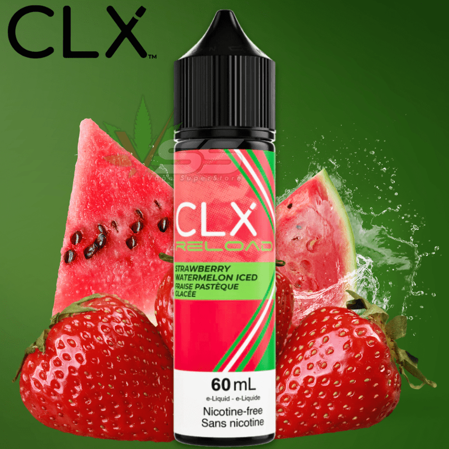 CLX Reload Freebase 60ml-Strawberry Watermelon Iced 60ml / 3mg Winkler Vape SuperStore and Bong Shop Manitoba Canada
