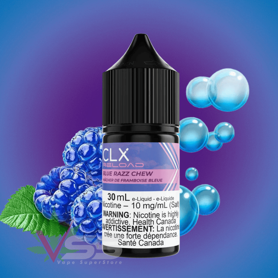 CLX Reload Salt-Blue Razz Chew Winkler Vape SuperStore and Bong Shop Manitoba Canada