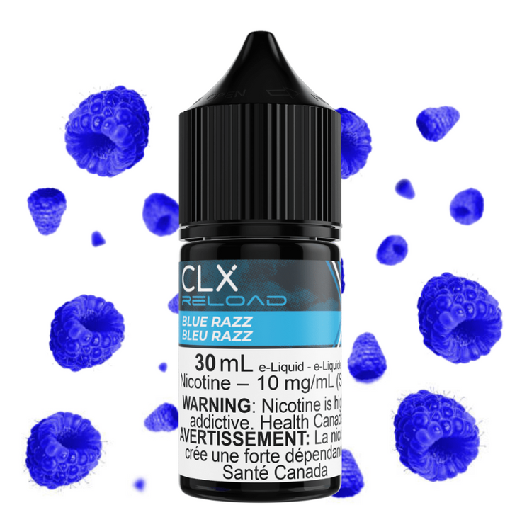 CLX Reload Salt Nic E-Liquid Blue Razz Salt by CLX Reload E-Liquid Blue Razz Salt by CLX Reload E-Liquid-Winkler Vape SuperStore & Bong Shop MB, Canada