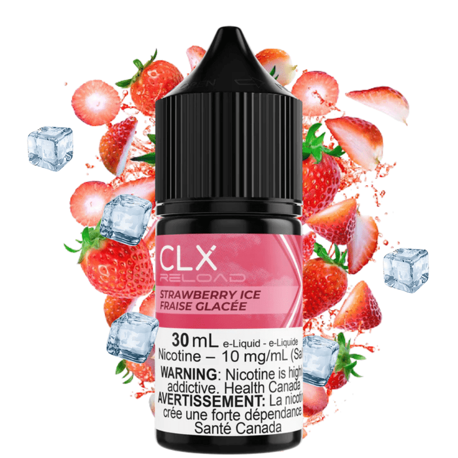 CLX Reload Salt Nic E-Liquid 30ml / 10mg Strawberry Ice Salt by CLX Reload E-Liquid Strawberry Ice Salt by CLX Reload E-Liquid - VapeXcape