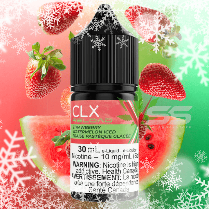 CLX Reload Salts-Strawberry Watermelon Iced Winkler Vape SuperStore and Bong Shop Manitoba Canada