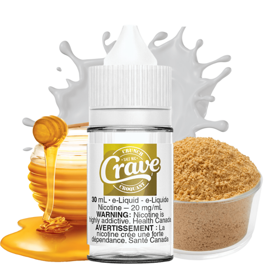 Crave E-liquid Salt Nic E-Liquid Crunch Salt by Crave E-liquid Crunch Salt by Crave E-liquid-Winkler Vape SuperStore Manitoba, CA