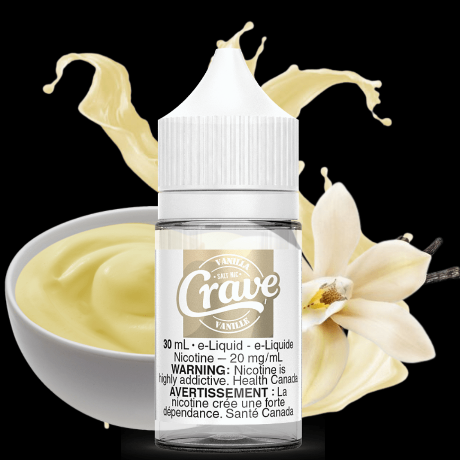Crave E-liquid Salt Nic E-Liquid Vanilla Salt by Crave E-liquid Vanilla Salt by Crave E-liquid-Winker Vape SuperStore Manitoba, Canada