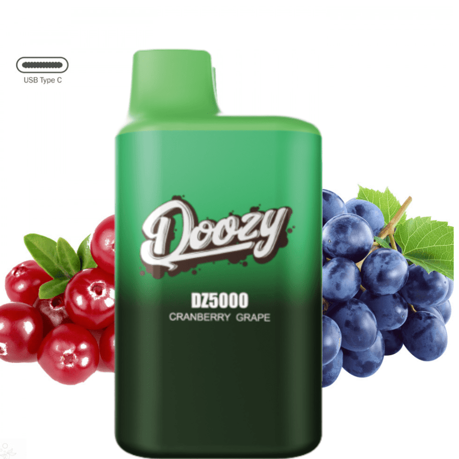 Doozy Disposables 5000 Puffs / 20mg Doozy DZ5000 Disposable Vape-Cranberry Grape Doozy DZ5000 Disposable Vape-Cranberry Grape-VapeXcape Regina Saskatchewan, Canada