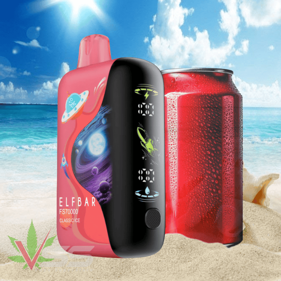 ELFBAR FS70K Disposable Vape - Classic Ice 70000 / 20mg Winkler Vape SuperStore and Bong Shop Manitoba Canada