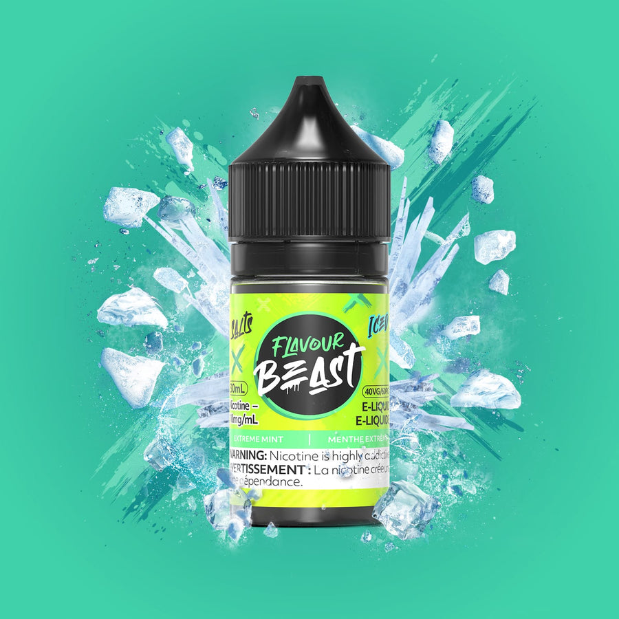 Extreme Mint Iced Salts by Flavour Beast E-liquid 20mg Winkler Vape SuperStore and Bong Shop Manitoba Canada