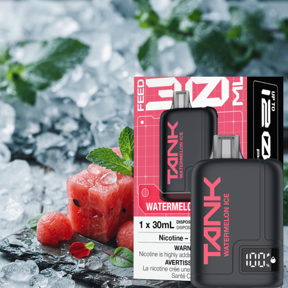 Feed Tank 120k Disposable Vape-Watermelon Ice 100000 Puffs / 20mg Winkler Vape SuperStore and Bong Shop Manitoba Canada