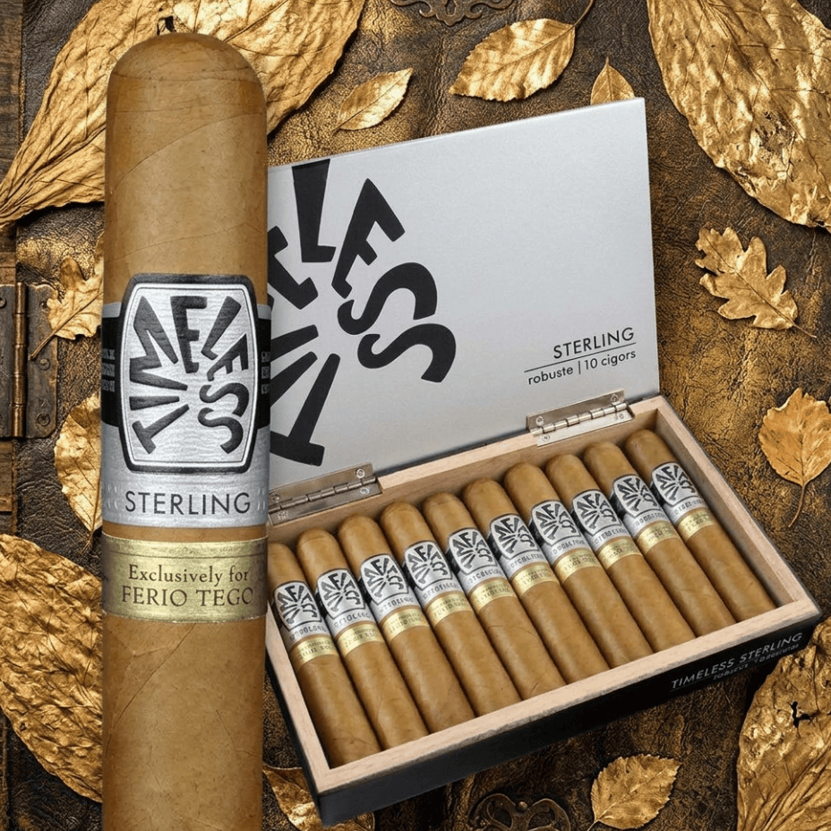 Ferio Tego Timeless Sterling Robusto Cigar 4.75x52 Robusto Winkler Vape SuperStore and Bong Shop Manitoba Canada