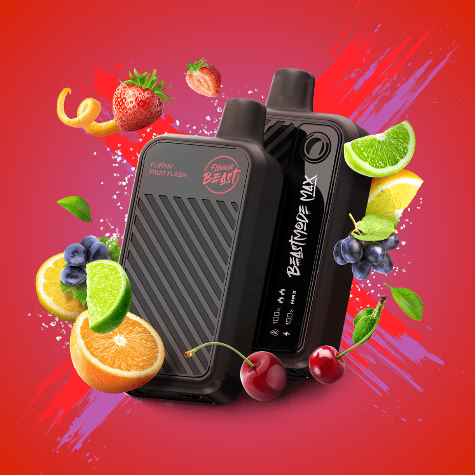 Flavour Beast Beast Mode Max 18k Disposable - Flippin Fruit Flash 20ml / 18000 Puffs Winkler Vape SuperStore and Bong Shop Manitoba Canada