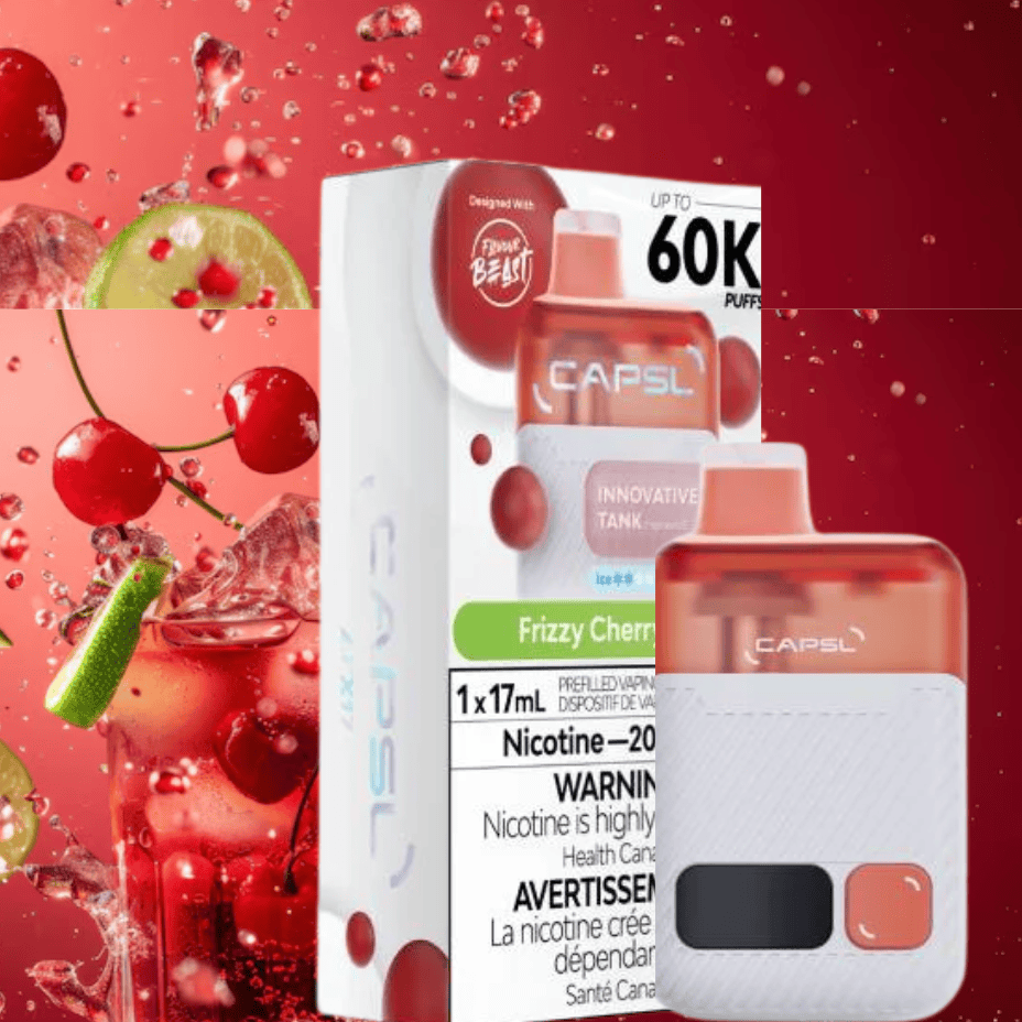 Flavour Beast CAPSL AFX17 60K Disposable Vape-Frizzy Cherry Lime 20mg/ml / 60K Winkler Vape SuperStore and Bong Shop Manitoba Canada