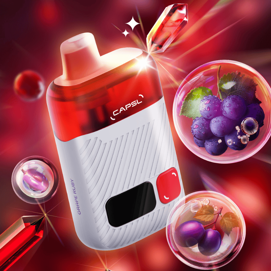 Flavour Beast CAPSL AFX17 60K Disposable Vape-Grape Ruby 60000 Puffs / 20mg Winkler Vape SuperStore and Bong Shop Manitoba Canada