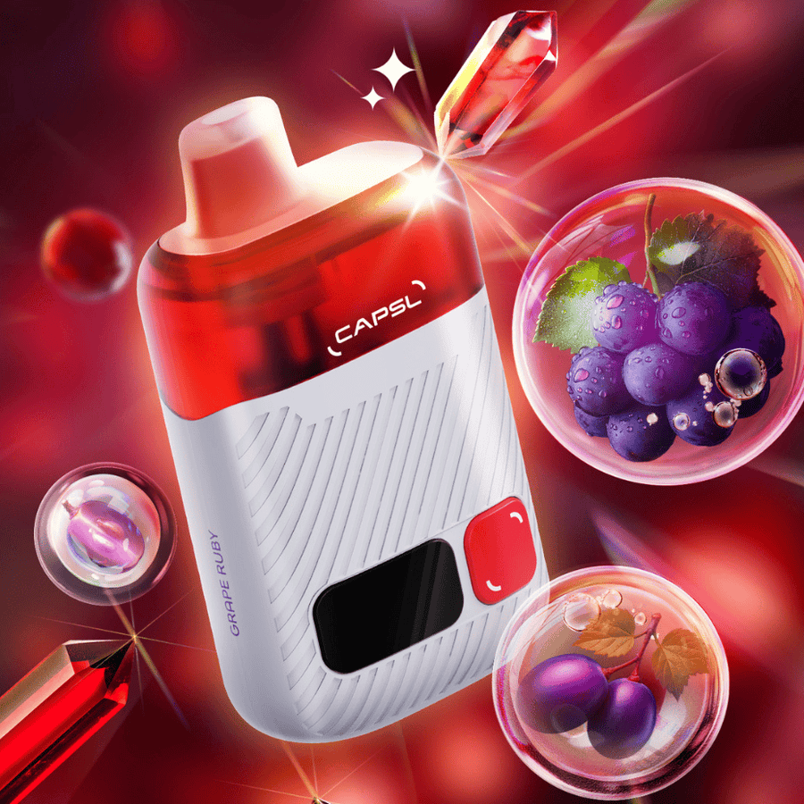 Flavour Beast CAPSL AFX17 60K Disposable Vape-Grape Ruby 60000 Puffs / 20mg Winkler Vape SuperStore and Bong Shop Manitoba Canada