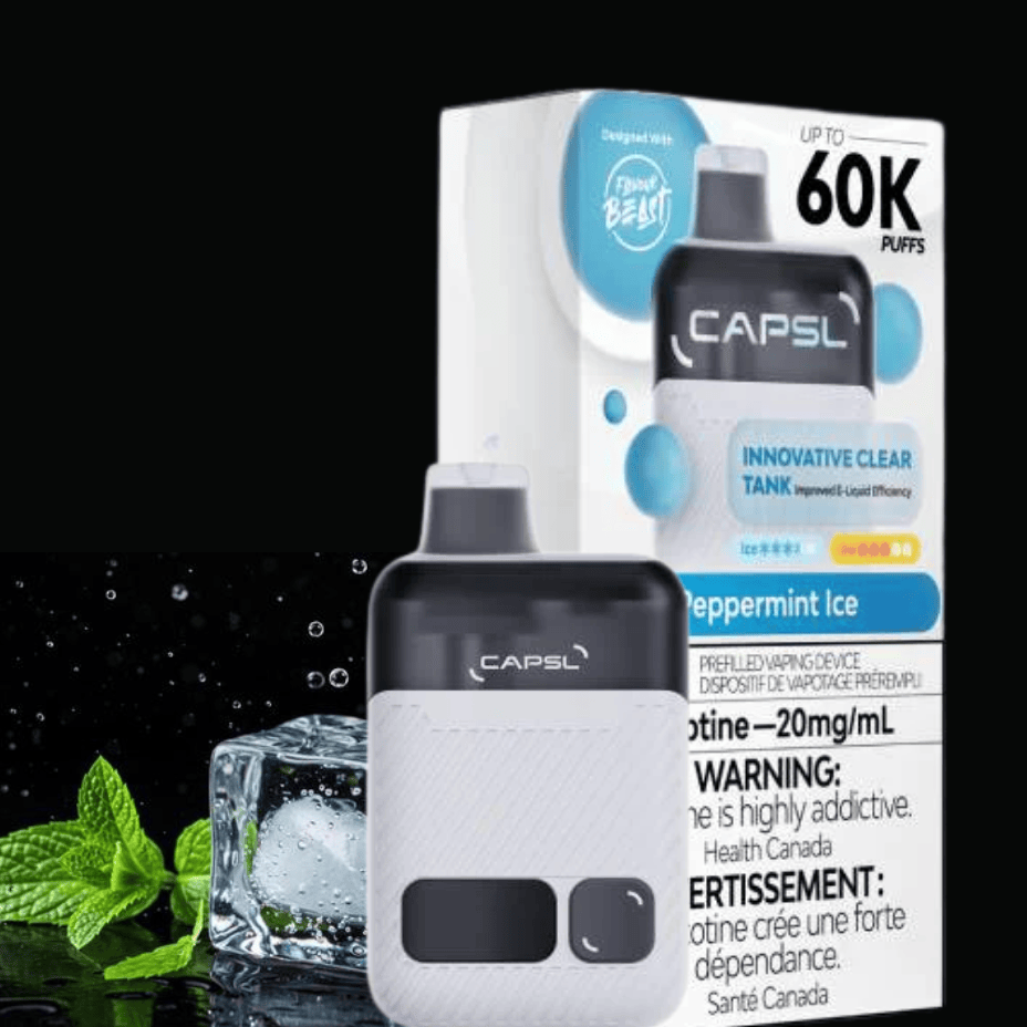 Flavour Beast CAPSL AFX17 60K Disposable Vape-Peppermint Ice 20mg/ml / 60K Winkler Vape SuperStore and Bong Shop Manitoba Canada