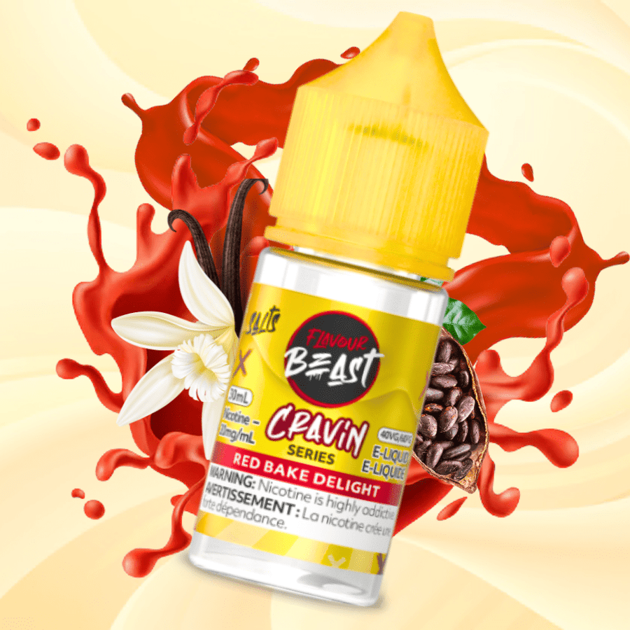 Flavour Beast Cravin' Salts-Red Bake Delight 20mg / 30mL Winkler Vape SuperStore and Bong Shop Manitoba Canada