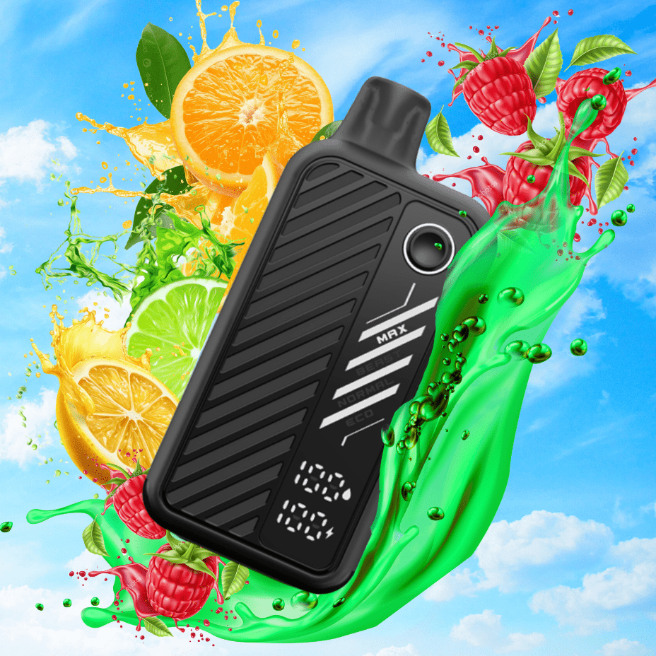 Flavour Beast Max 2 Disposable Vape-Raspberry Green Dew ICED 50000 / 20mg Winkler Vape SuperStore and Bong Shop Manitoba Canada