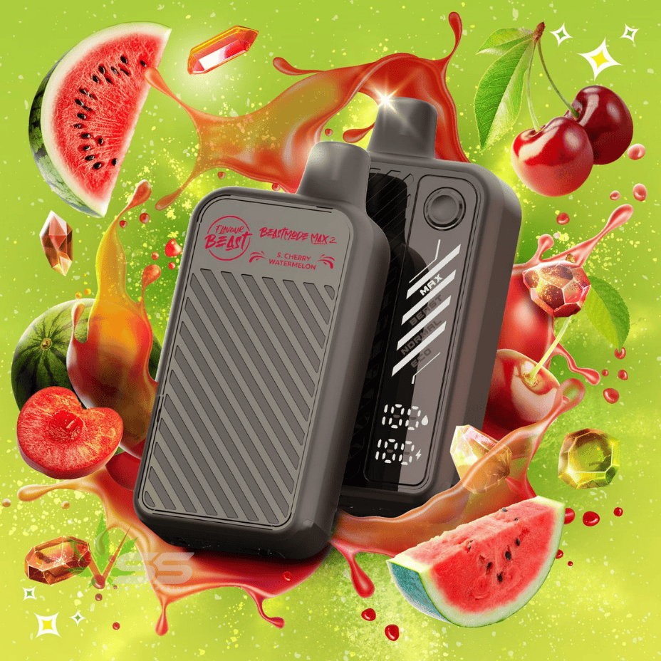 Flavour Beast Mode Max 2 50k Disposable Vape Gushin S. Cherry Watermelon Winkler Vape SuperStore and Bong Shop Manitoba Canada
