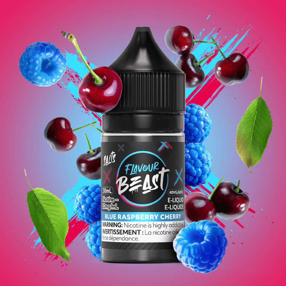 Flavour Beast Salt - Blue Raspberry Cherry 30ml 30mL / 20mg Winkler Vape SuperStore and Bong Shop Manitoba Canada