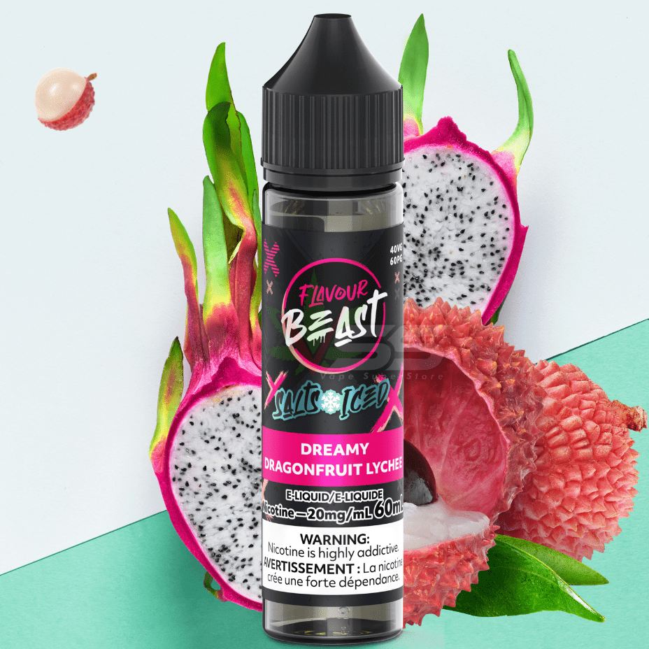 Flavour Beast Salt - Dreamy Dragonfruit Lychee 60ml 60ml / 20mg/ml Winkler Vape SuperStore and Bong Shop Manitoba Canada
