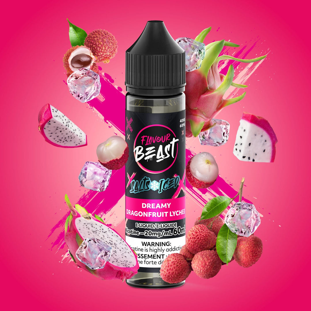 Flavour Beast Salt - Dreamy Dragonfruit Lychee 60ml 60ml / 20mg Winkler Vape SuperStore and Bong Shop Manitoba Canada