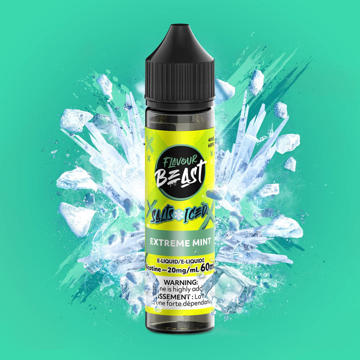 Flavour Beast Salt-Extreme Mint-60ml 60ml / 20mg Winkler Vape SuperStore and Bong Shop Manitoba Canada