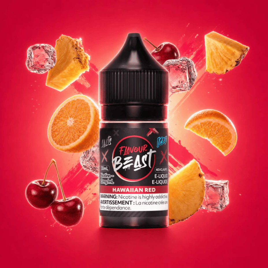 Flavour Beast Salt - Hawaiian Red Iced 30ml 30mL / 20mg Winkler Vape SuperStore and Bong Shop Manitoba Canada