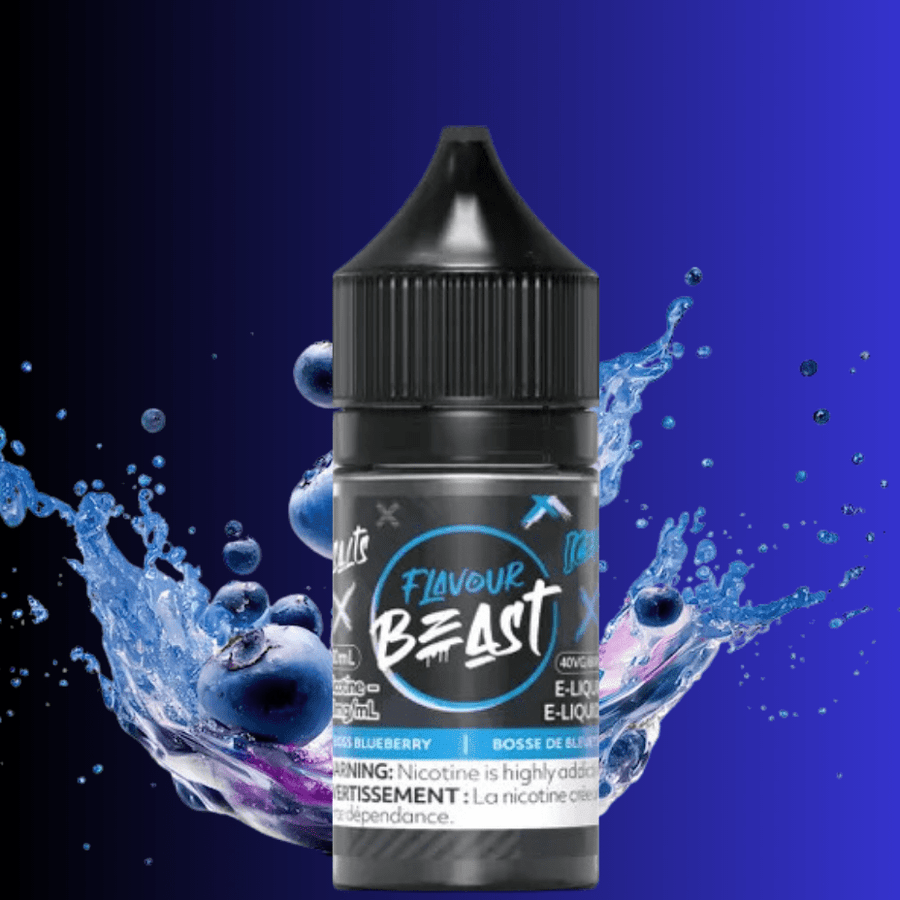 Flavour Beast Salt Nic E-Liquid 20mg Boss Blueberry Iced Salt by Flavour Beast E-liquid Boss Blueberry Iced Salt by Flavour Beast-Winkler Vape SuperStore