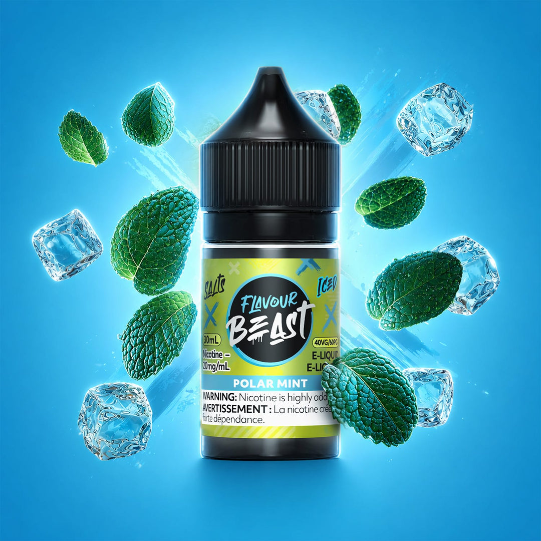 Flavour Beast Salt - Polar Mint Iced 30mL 30mL / 20mg Winkler Vape SuperStore and Bong Shop Manitoba Canada