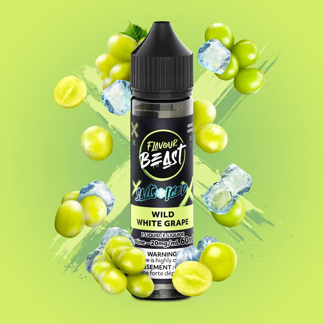 Flavour Beast Salt-Wild White Grape-60ml 60ml / 20mg Winkler Vape SuperStore and Bong Shop Manitoba Canada