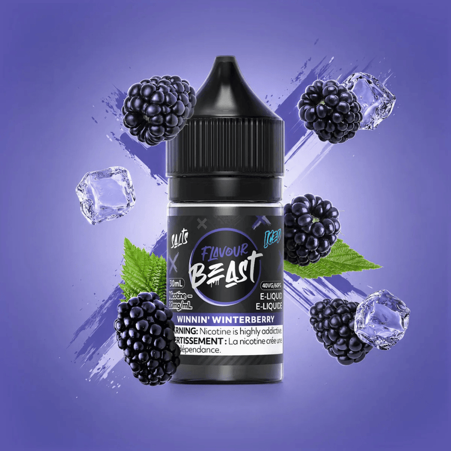 Flavour Beast Salt - Winnin' Winterberry Iced 30mL / 20mg Winkler Vape SuperStore and Bong Shop Manitoba Canada