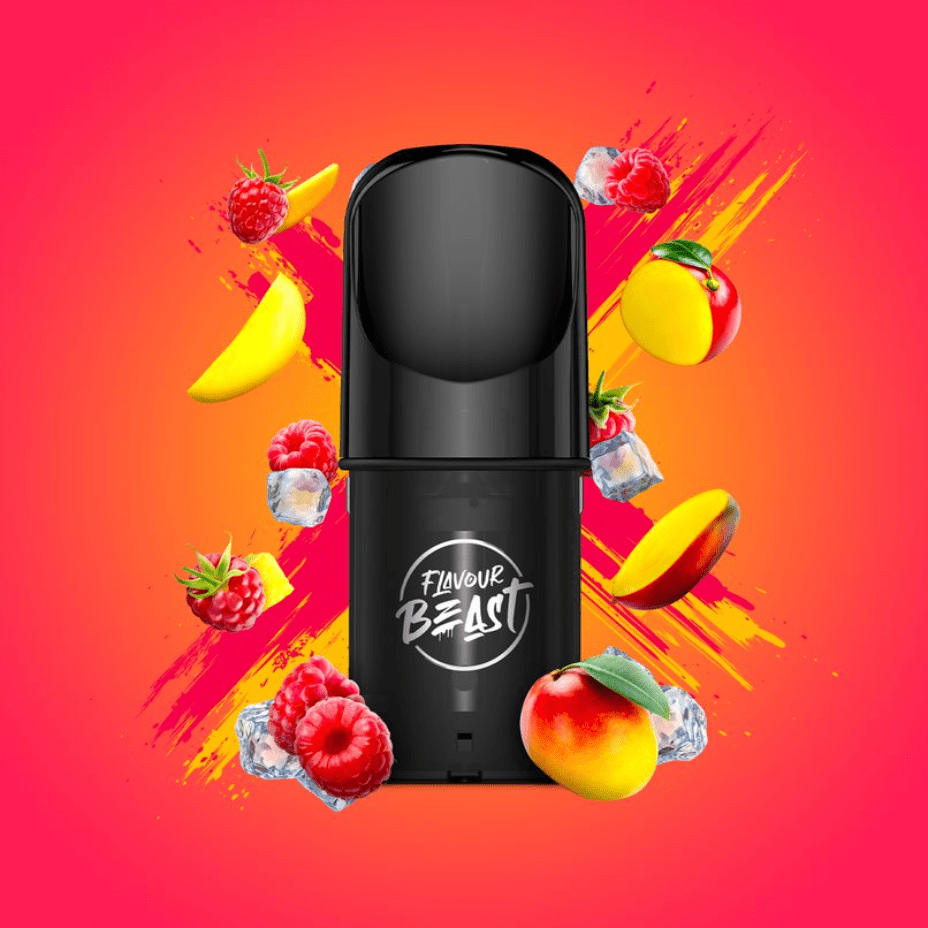 Flavour Beast STLTH Pods 20mg / 3 x 2ml Flavour Beast Pods Ragin' Razz Mango (S-Compatible) Flavour Beast Pods Ragin' Razz Mango (S-Compatible)-Airdrie Vape SuperStore & Bong Shop AB, Canada