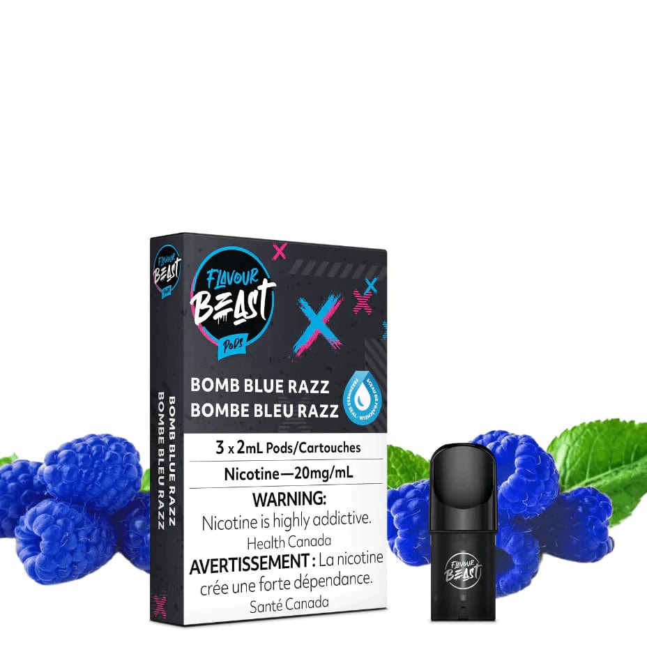 Flavour Beast STLTH Pods 20mg Flavour Beast Pods Bomb Blue Razz (STLTH Compatible) Flavour Beast Pods Bomb Blue Razz (STLTH Compatible)-Vapexcape Regina