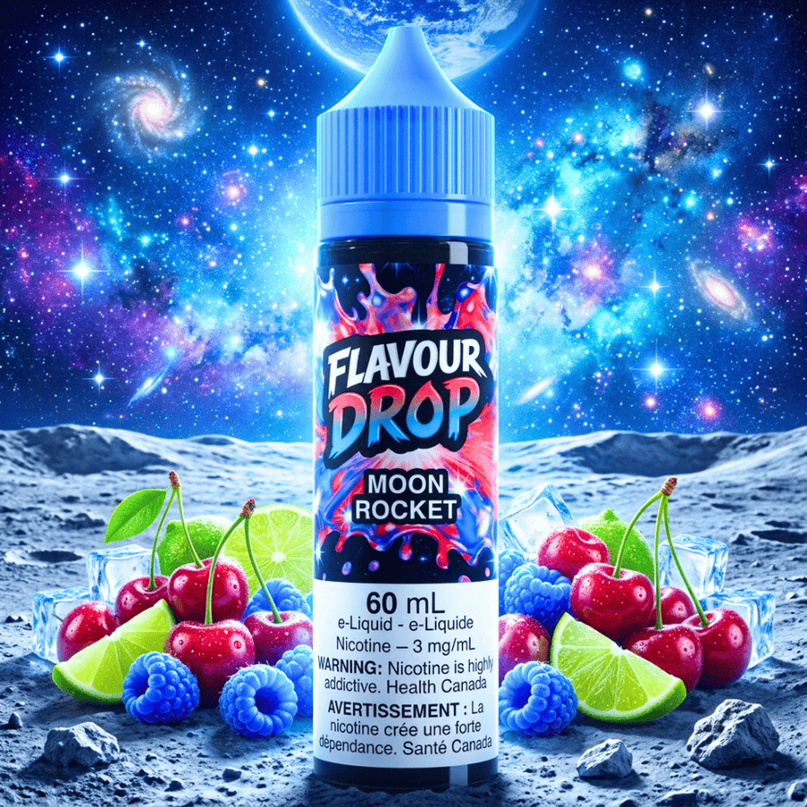 Flavour Drop E-Liquid - Moon Rocket 60ml / 3mg Winkler Vape SuperStore and Bong Shop Manitoba Canada